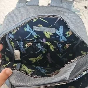 lug | Bags | Lug Gray Quilted Backpack | Poshmark display picture 3